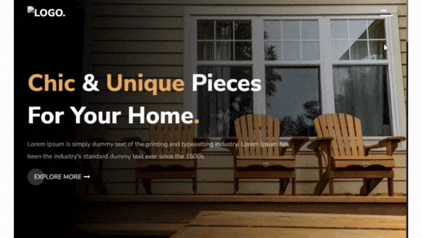 Create a Responsive Furniture Website HTML, CSS, JavaScript Guide.gif